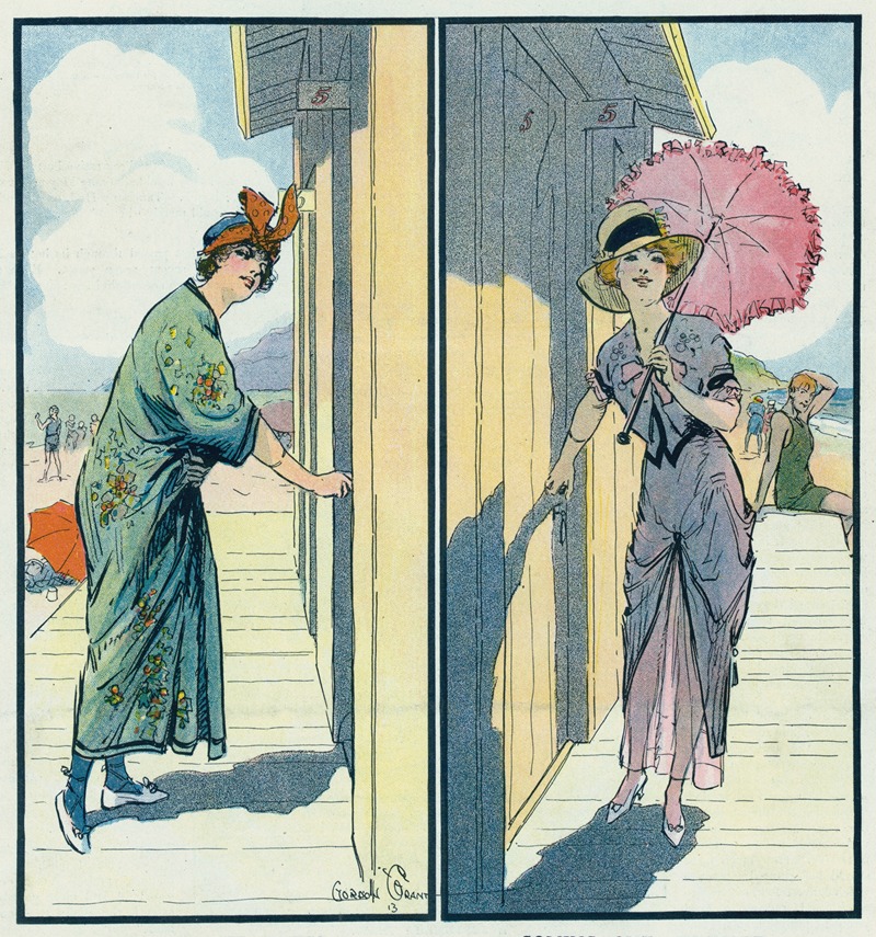 Gordon Grant - Going in – to dress — coming out – dressed