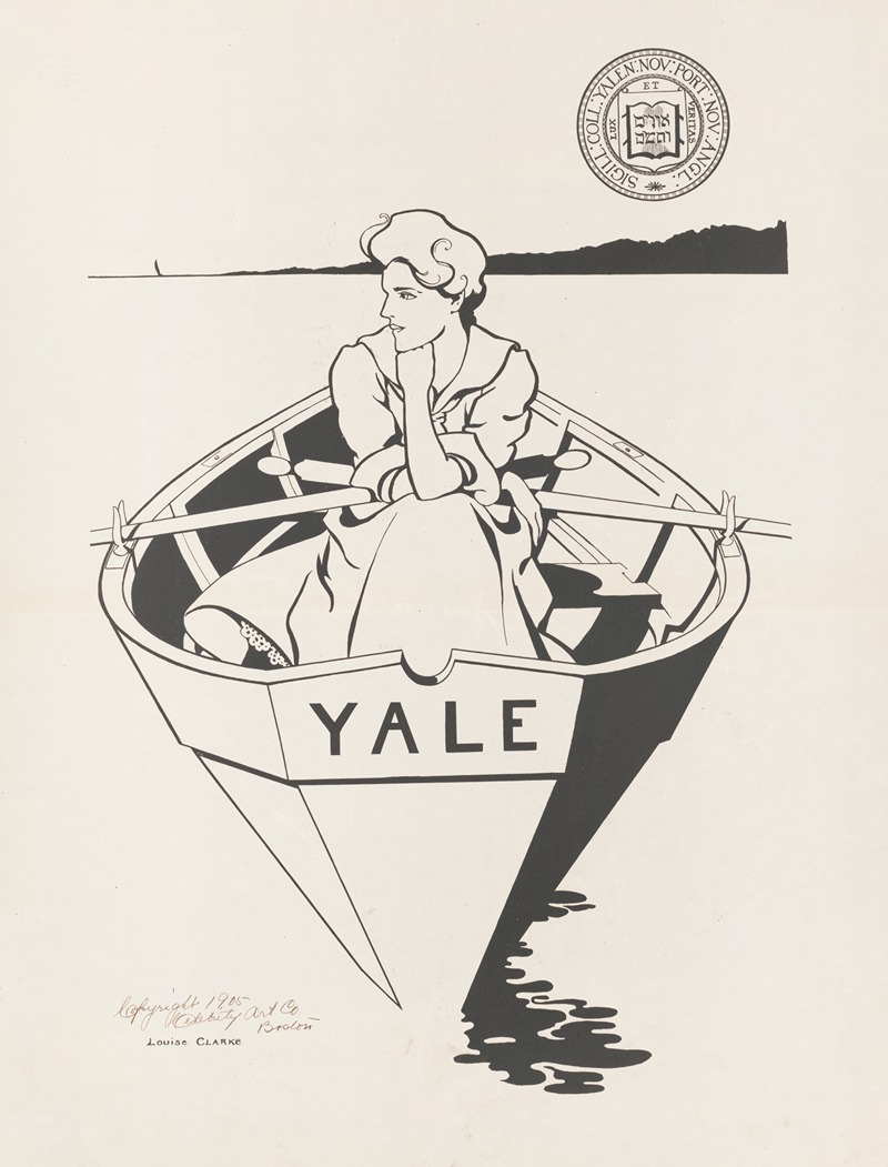 Louise Clarke - Girl in rowboat, Yale University