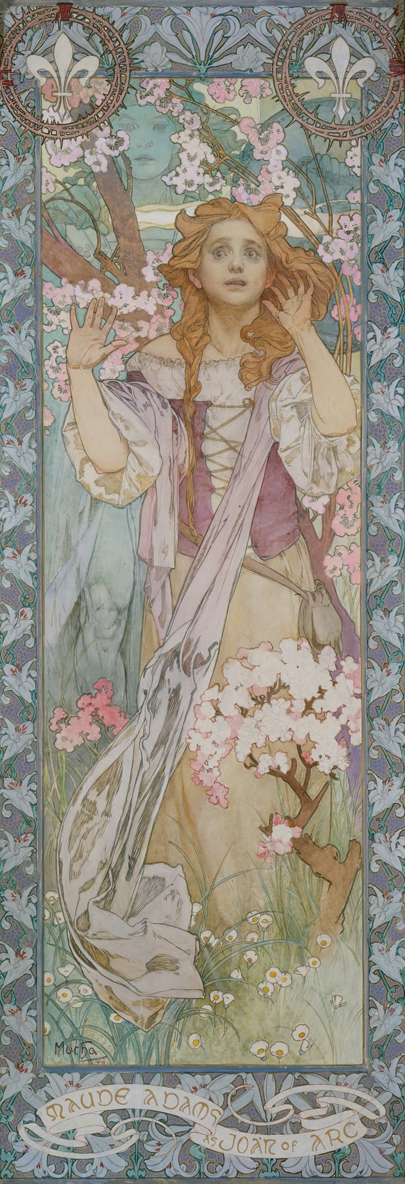 Alphonse Mucha - Maude Adams (1872–1953) as Joan of Arc