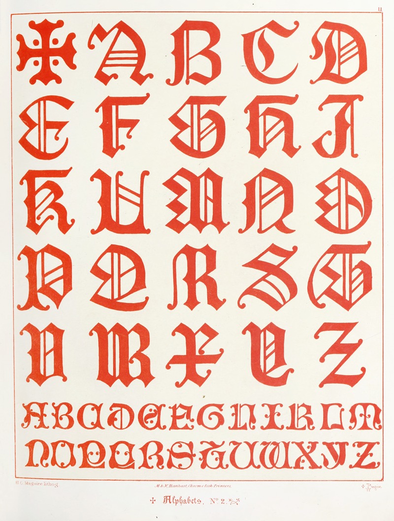 Augustus Pugin - Alphabets 2