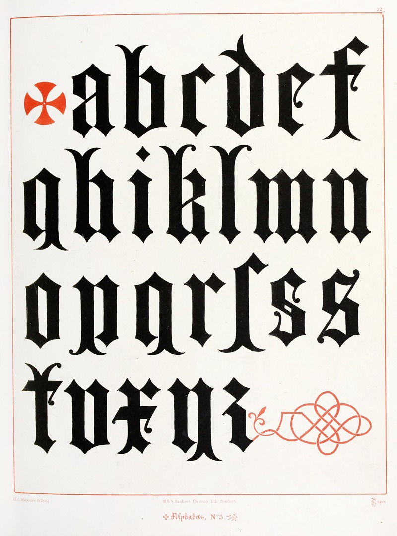 Augustus Pugin - Alphabets 3