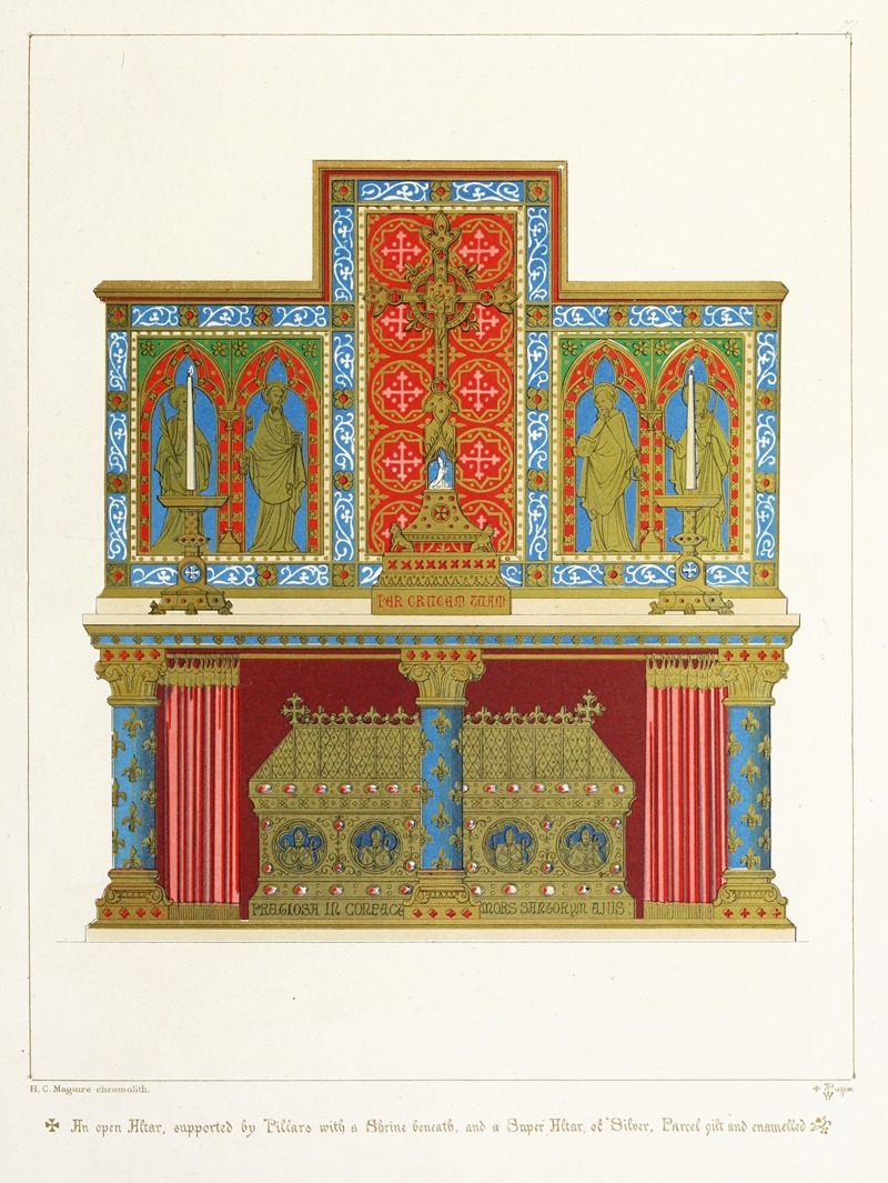 Augustus Pugin - Altar wtith Shrine