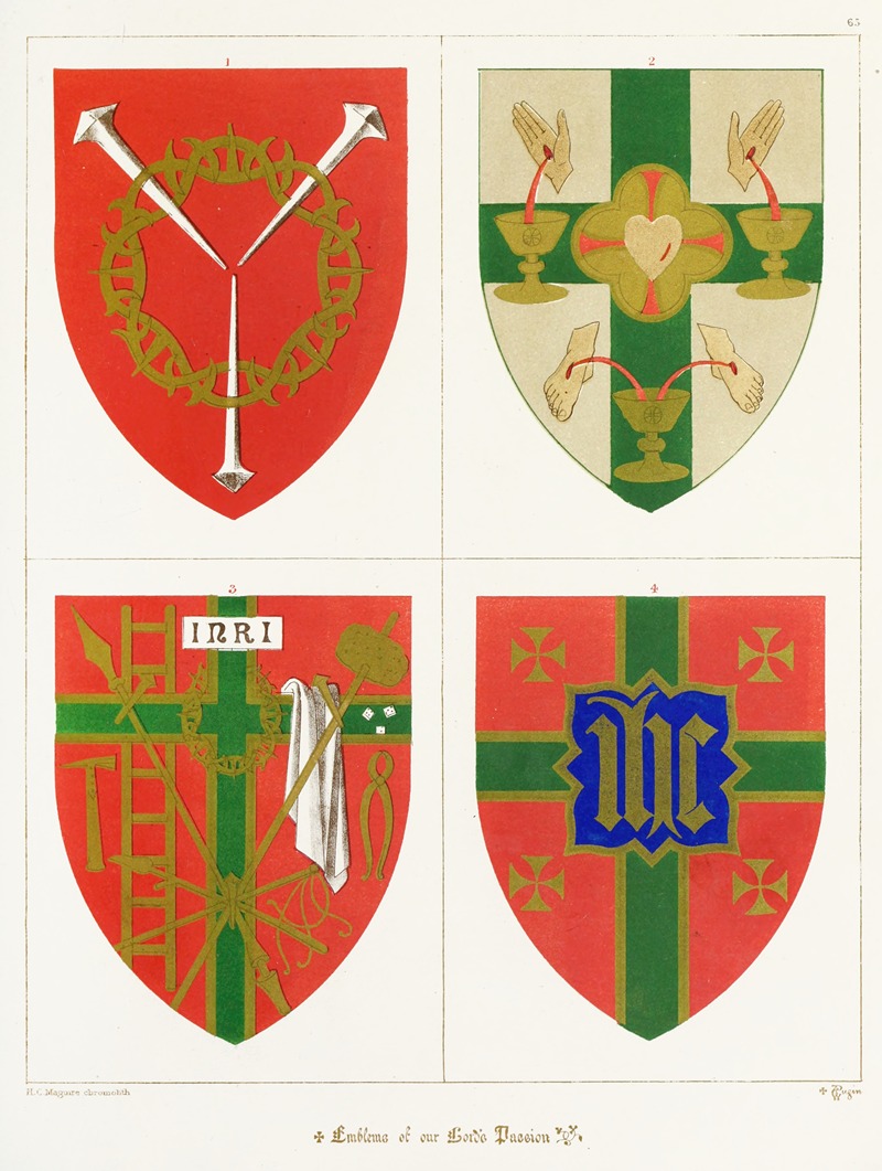 Augustus Pugin - Emblems of our Lord’s Passion