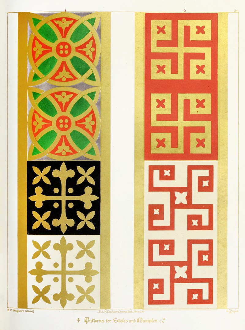 Augustus Pugin - Patterns for Stoles and Maniples 2