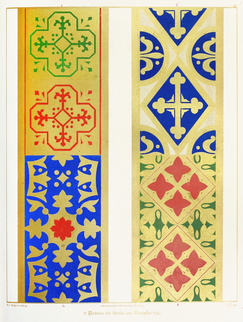 Augustus Pugin - Patterns for Stoles and Maniples 3