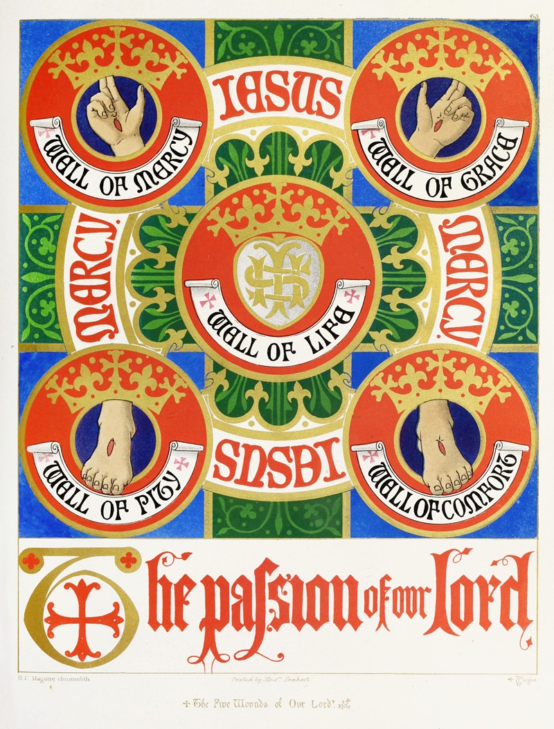 Augustus Pugin - The Five Wounds of our Lord Glorified
