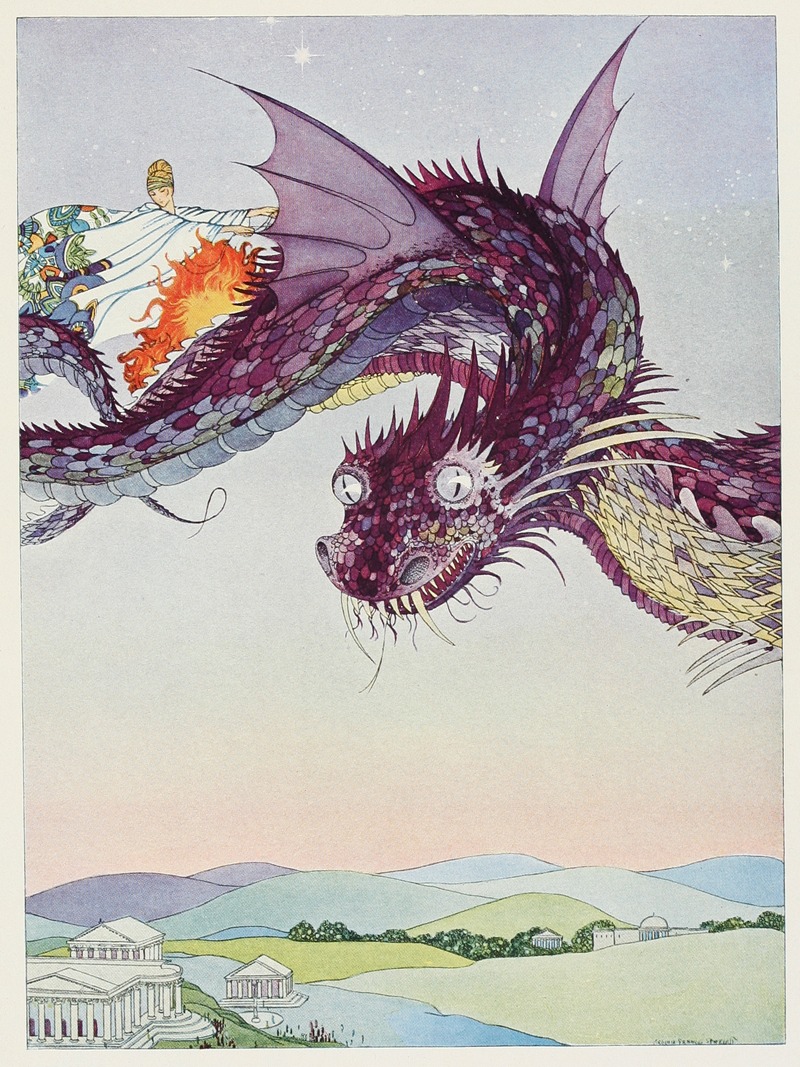 Virginia Frances Sterrett - She whipped up the snakes and ascended high over the city