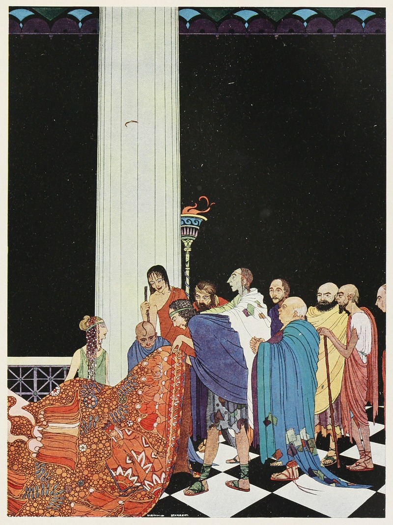 Virginia Frances Sterrett - The voyagers examined the web of cloth