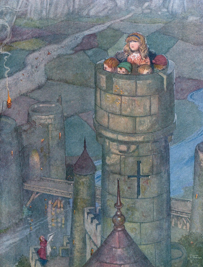 William Heath Robinson - Closely observed from the watch towers