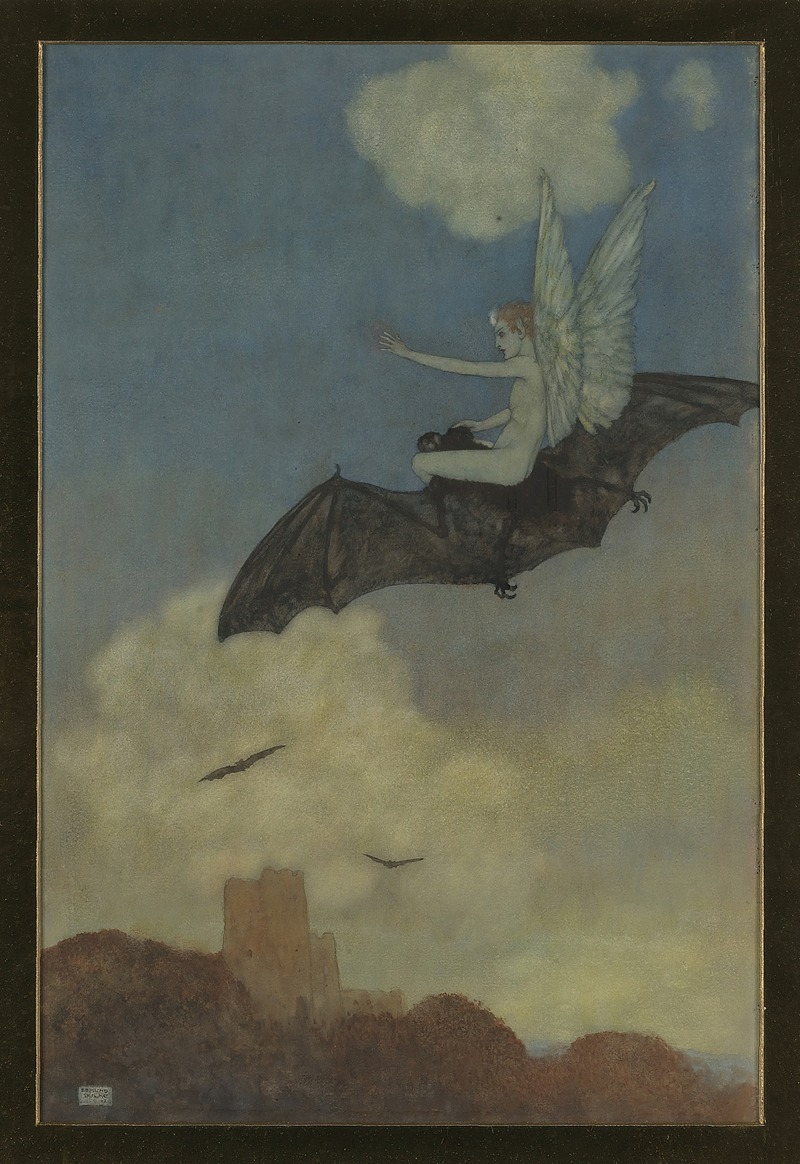 Edmund Dulac - On the bat’s back I do fly After summer merrily