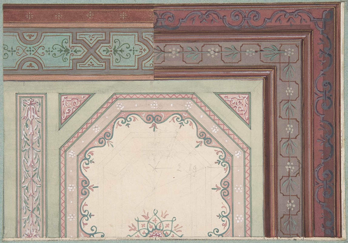 Jules-Edmond-Charles Lachaise - Ceiling design, Castle Blayney