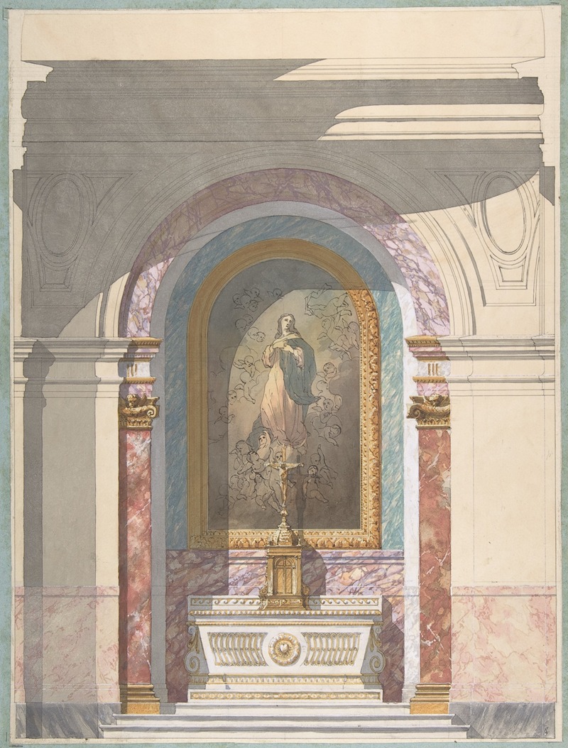 Jules-Edmond-Charles Lachaise - Design for Altar