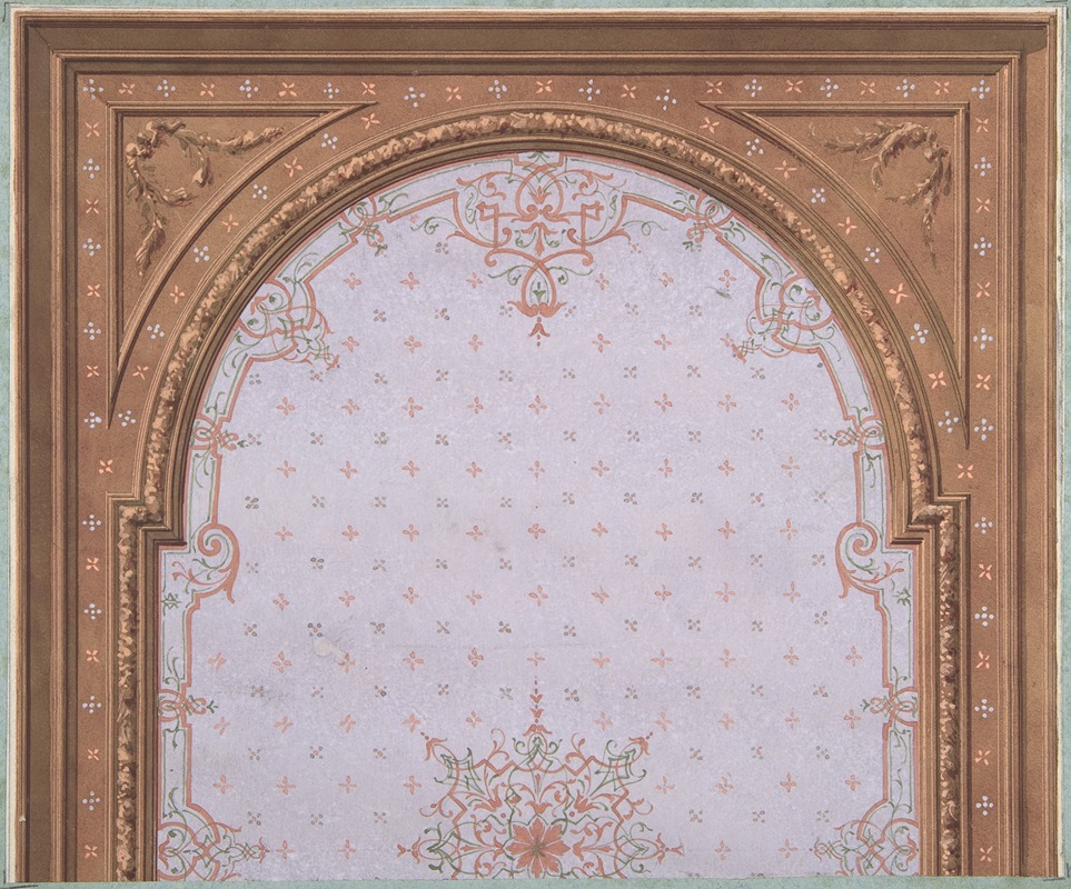 Jules-Edmond-Charles Lachaise - Design for Ceiling, Hôtel Cottier