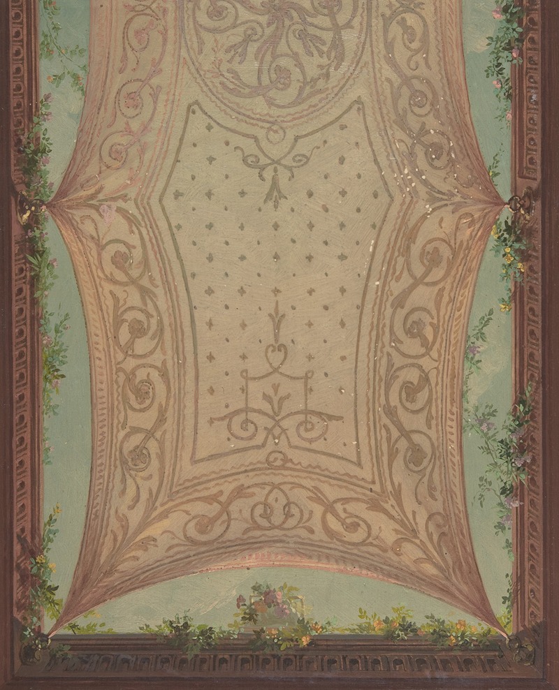 Jules-Edmond-Charles Lachaise - Design for Gallery Ceiling, Hôtel Cottier