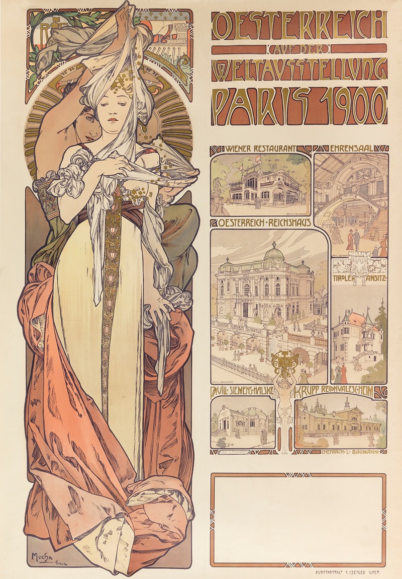 Alphonse Mucha - Österreich auf der Weltausstellung Paris 1900