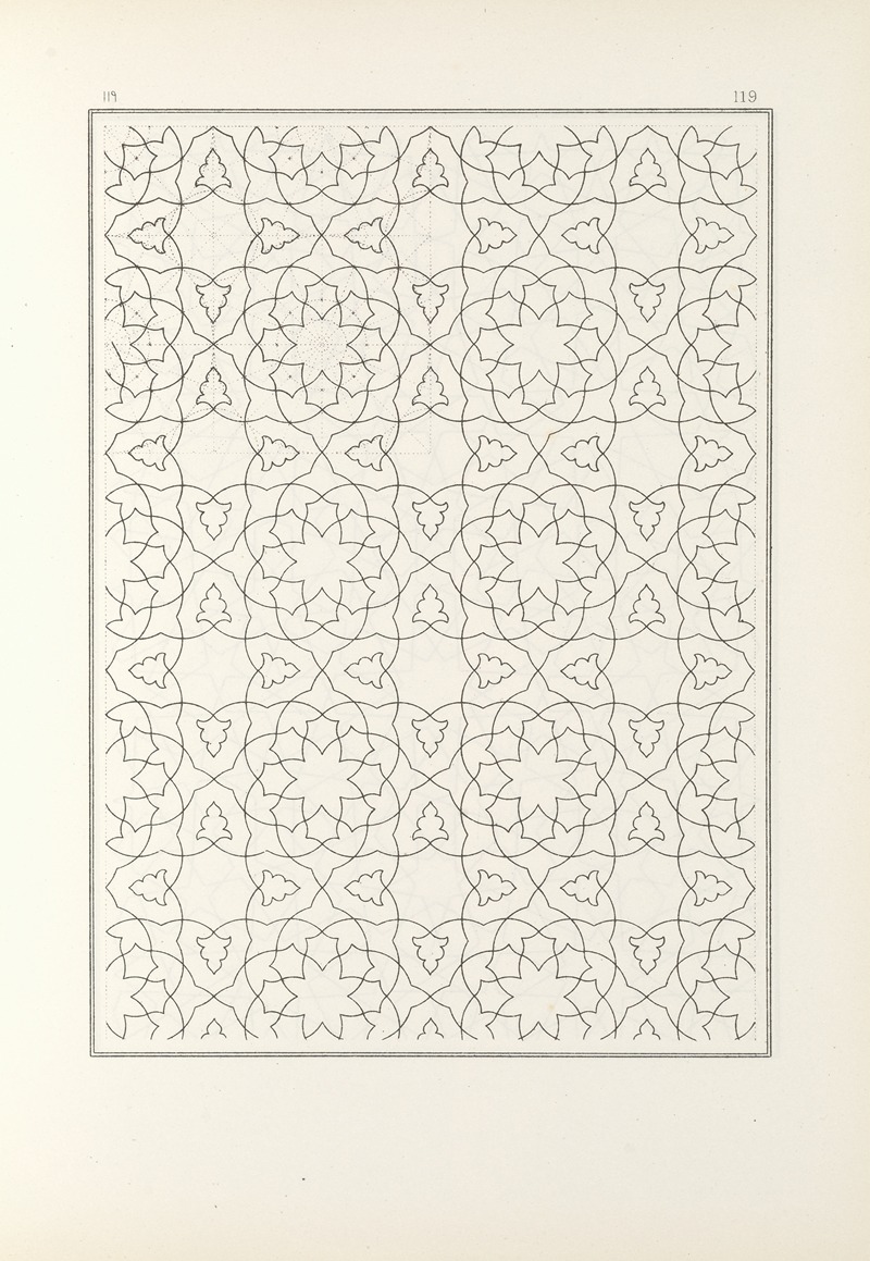 Jules Bourgoin - Les éléments de l’art arabe pl 119