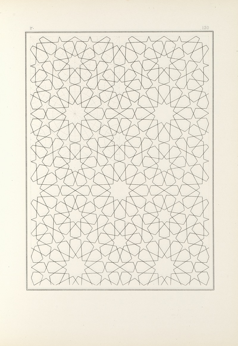 Jules Bourgoin - Les éléments de l’art arabe pl 120