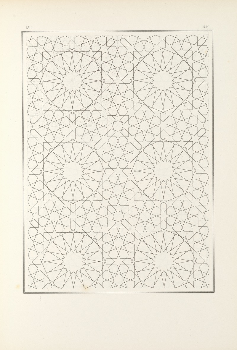 Jules Bourgoin - Les éléments de l’art arabe pl 146