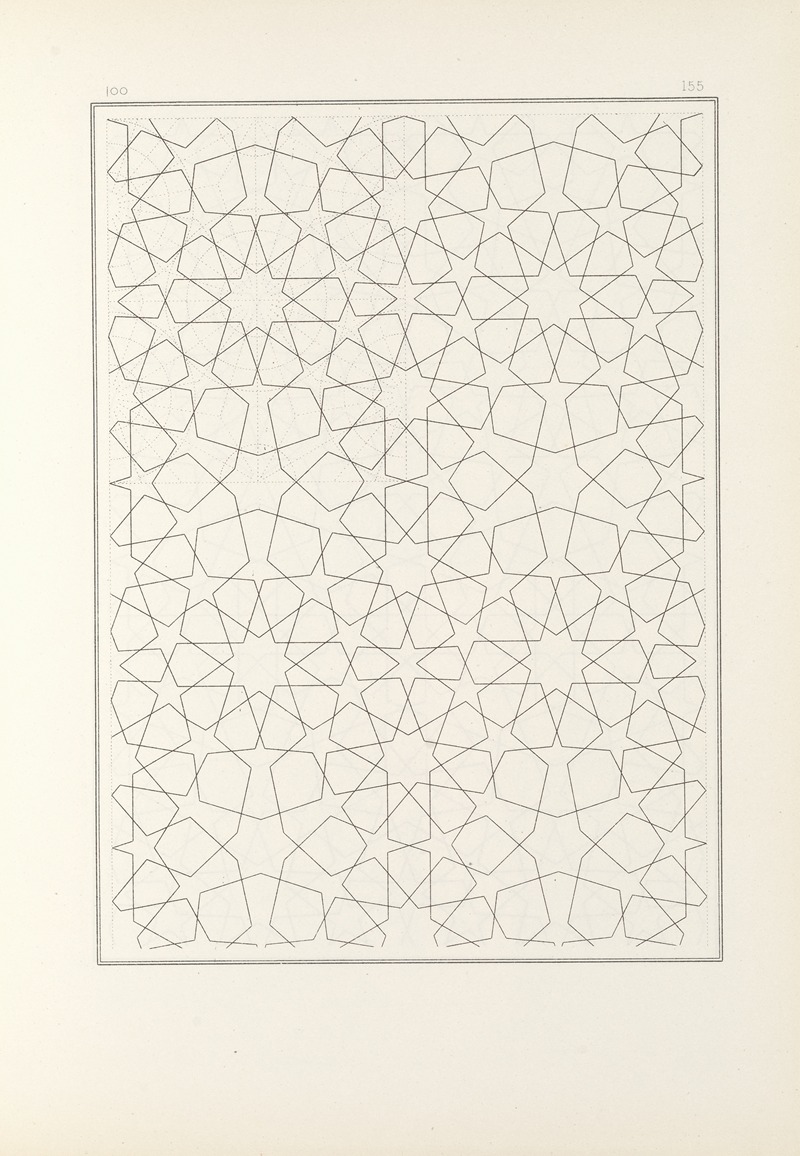 Jules Bourgoin - Les éléments de l’art arabe pl 155