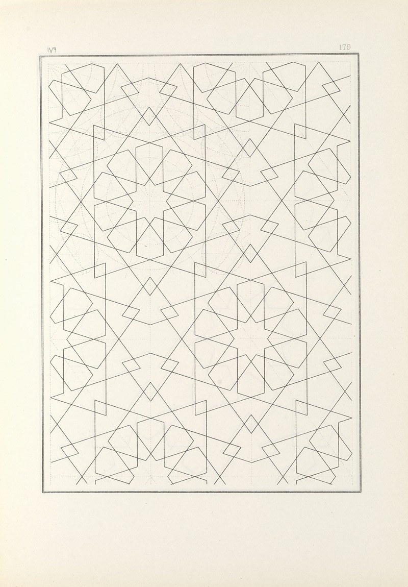 Jules Bourgoin - Les éléments de l’art arabe pl 179