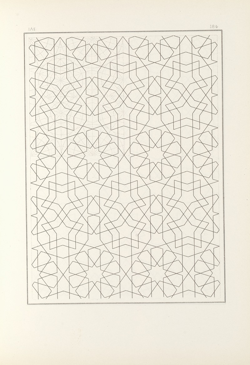 Jules Bourgoin - Les éléments de l’art arabe pl 184