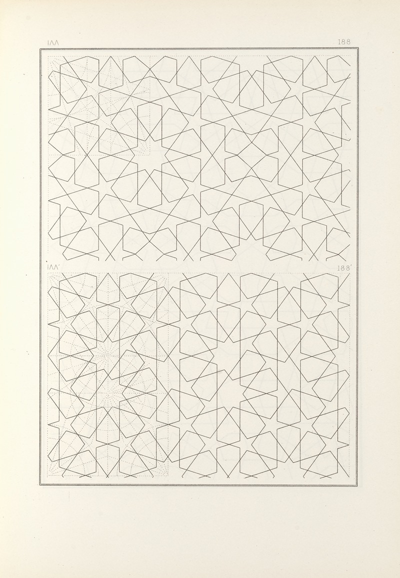 Jules Bourgoin - Les éléments de l’art arabe pl 188