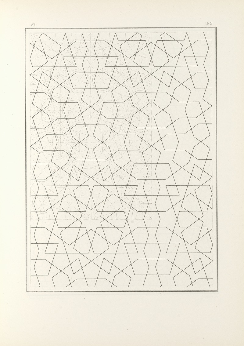 Jules Bourgoin - Les éléments de l’art arabe pl 189
