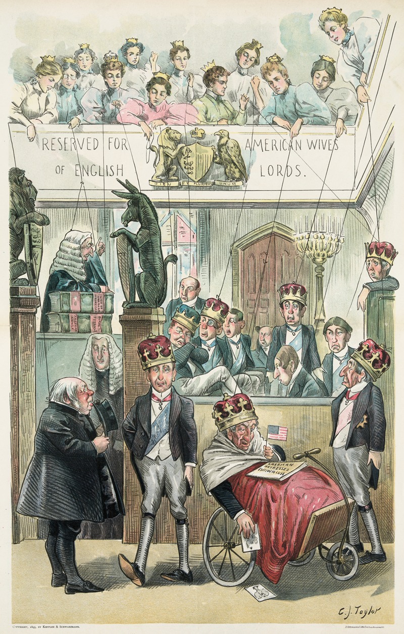 Charles Jay Taylor - Our American girls are capturing the House of Lords