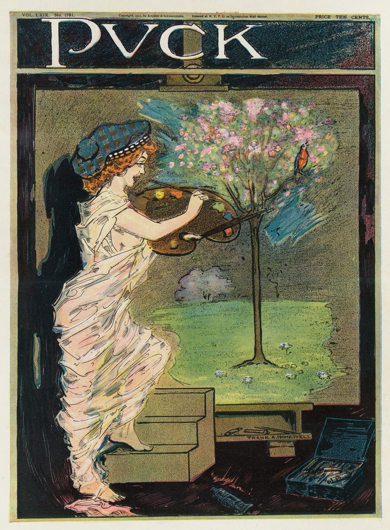 Frank Arthur Nankivell - Miss spring, artist