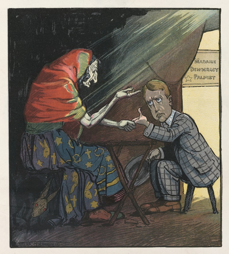 Frank Arthur Nankivell - Reading his future