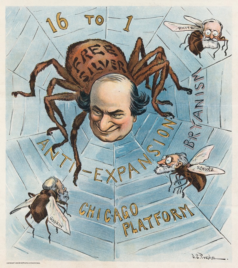 John Samuel Pughe - The spider and the three silly flies