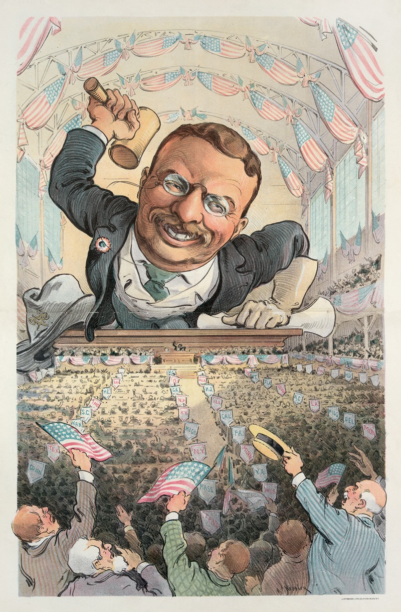 Udo Keppler - Chicago, June 21, 1904 – ‘All in favor of the nomination will say aye!’