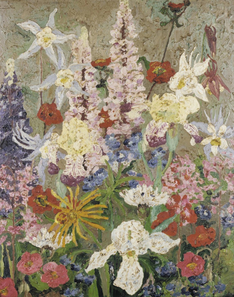 Still Life Of Flowers By Cedric Morris - Artvee