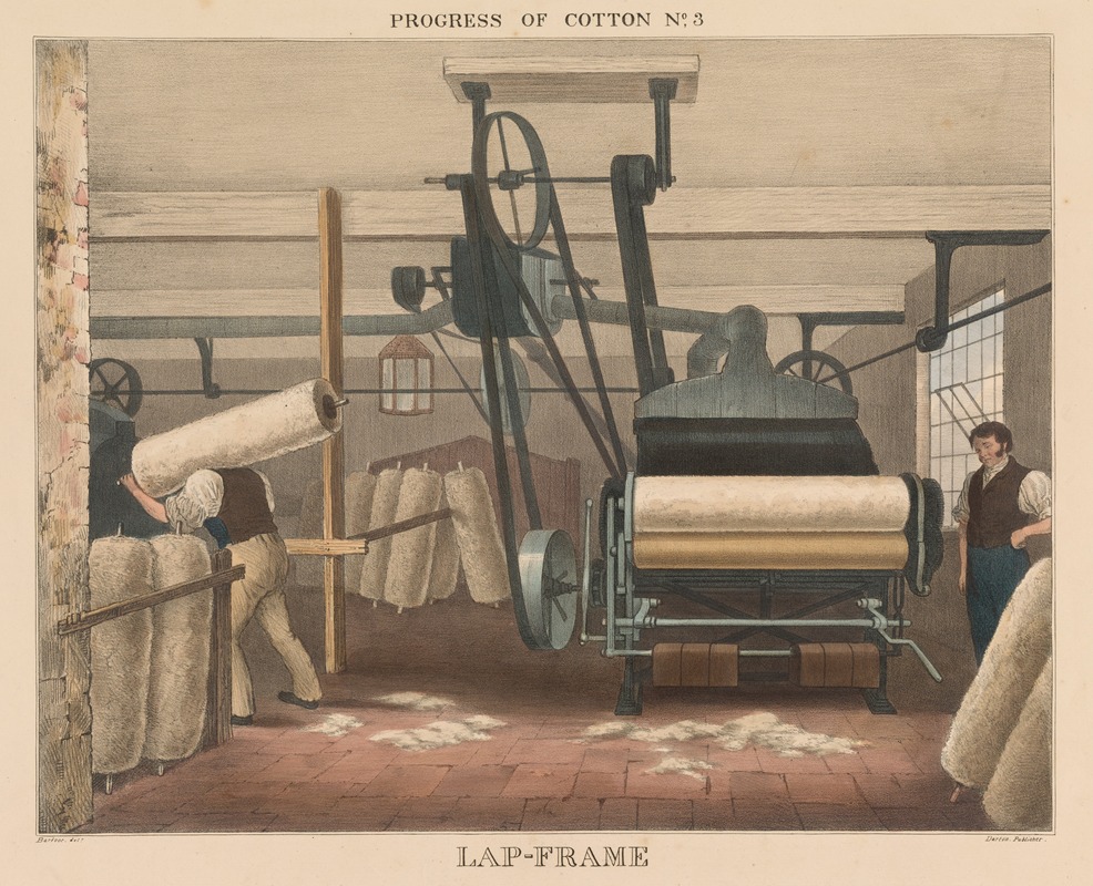 James Richard Barfoot - Progress of Cotton; #3 Lap-frame