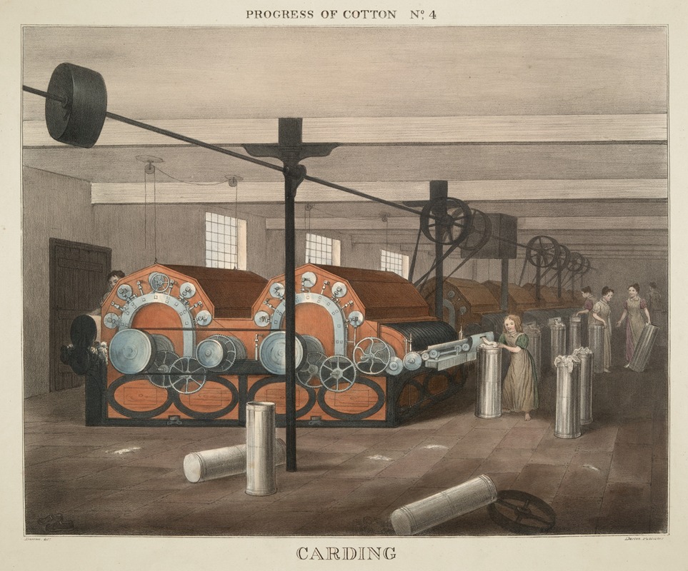 James Richard Barfoot - Progress of Cotton; #1 – Cotton Plantation