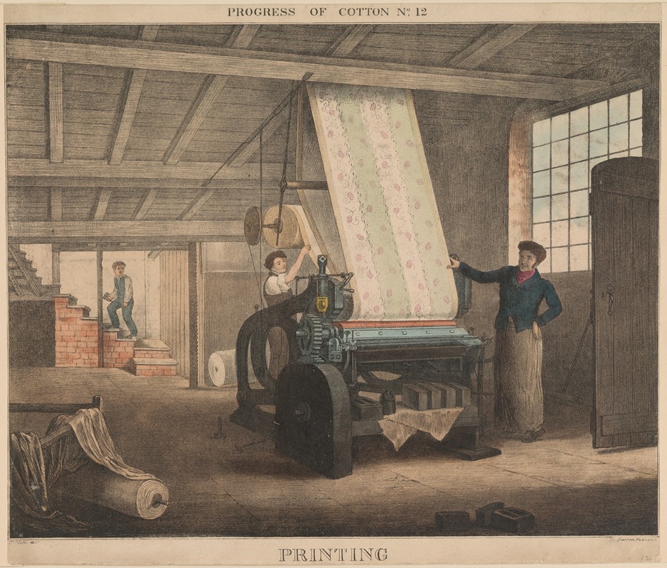 James Richard Barfoot - Progress of Cotton; #12 Printing