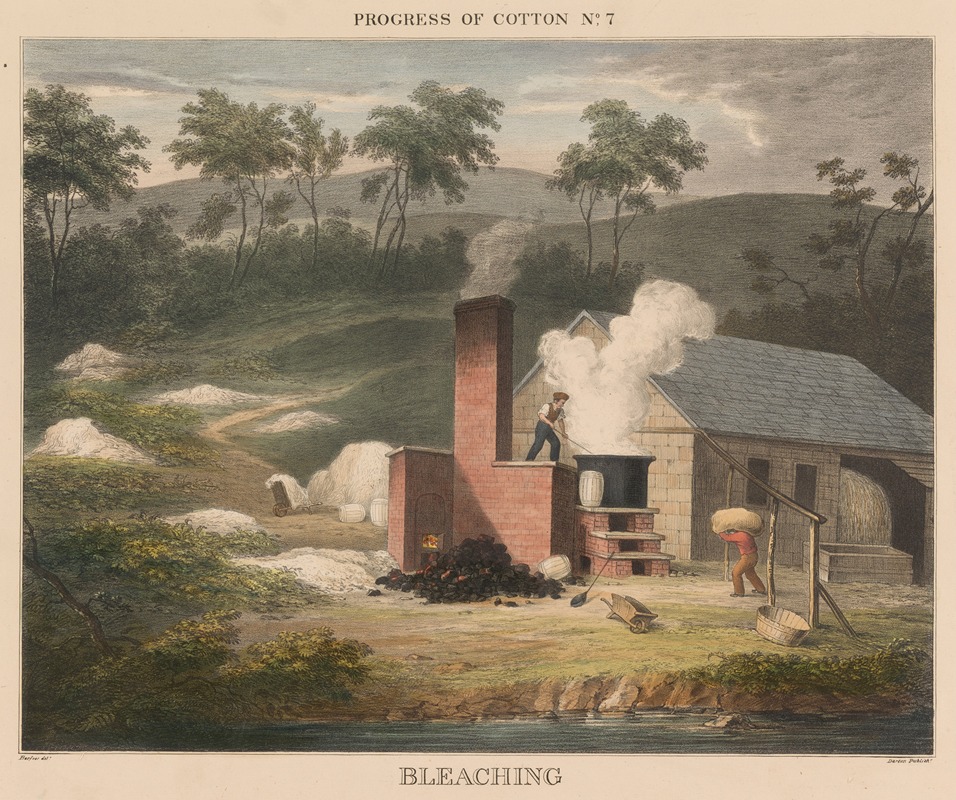 James Richard Barfoot - Progress of Cotton; #7 Bleaching