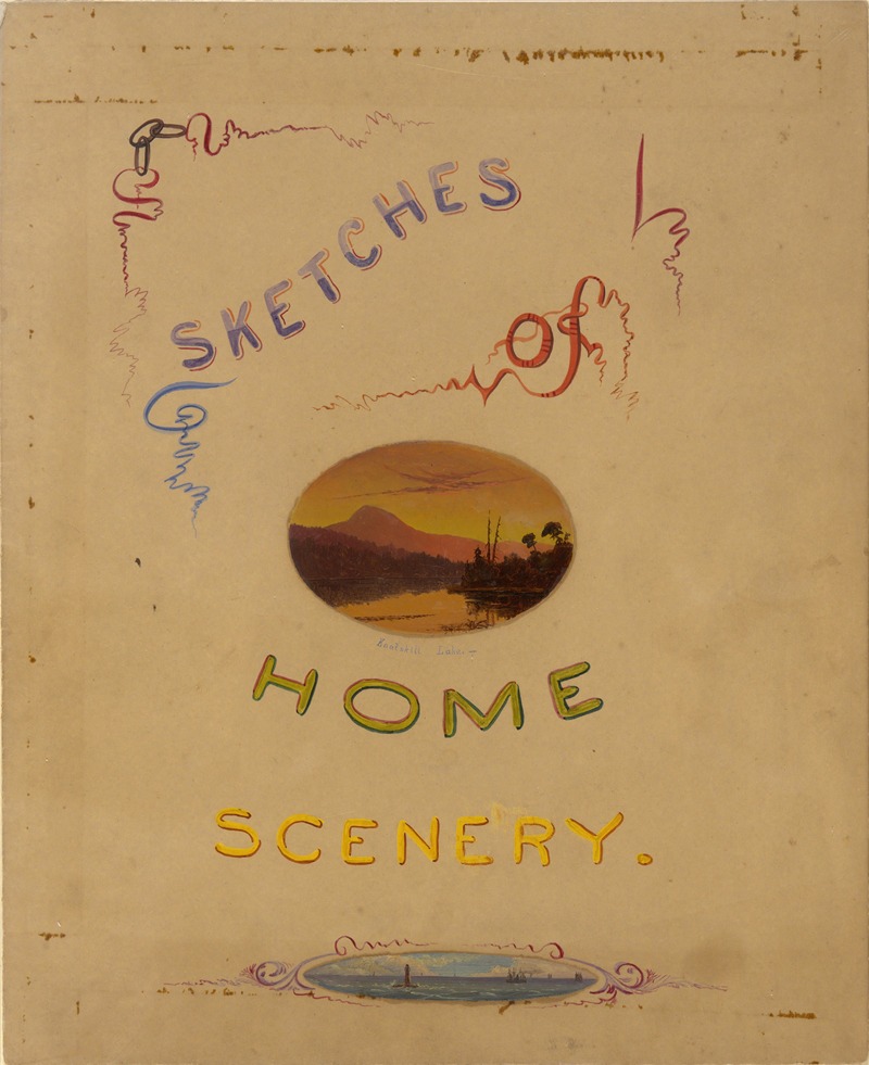 Jervis McEntee - Sketches of Home Scenery (Kaatskill Lake and Sea Scene)