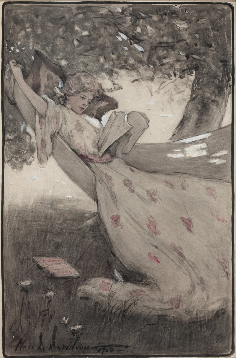 Clara D. Davidson - Patty Sits in the Hammock