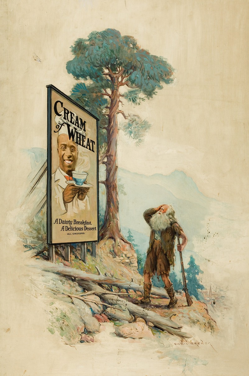 Edward Vincent Brewer - Rip Van Winkle, Cream of Wheat advertisement