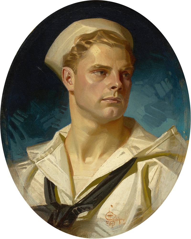 Joseph Christian Leyendecker - Charles Beach – WWI American Sailor