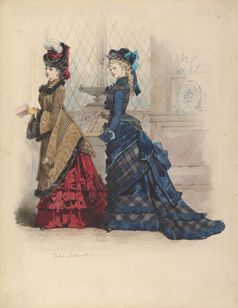 Jules David - Two Women in Day Dresses