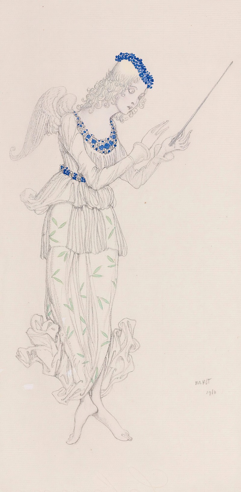 Léon Bakst - Costume Design For A Fairy From The Ballet The Sleeping Beauty
