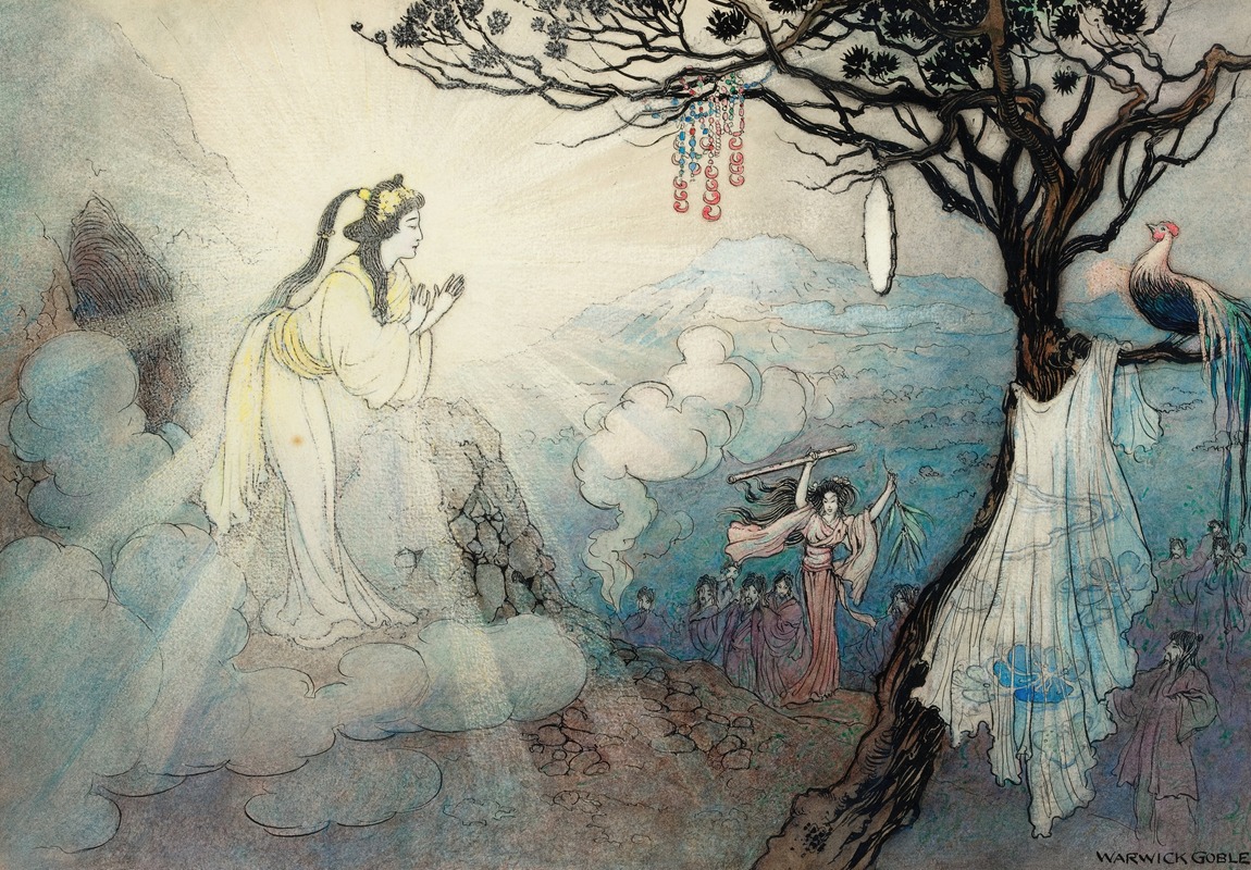 The Story of Suza, the Impetuous by Warwick Goble - Artvee