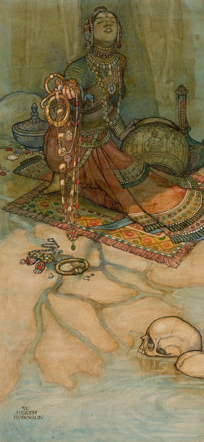 William Heath Robinson - Oriental illustration