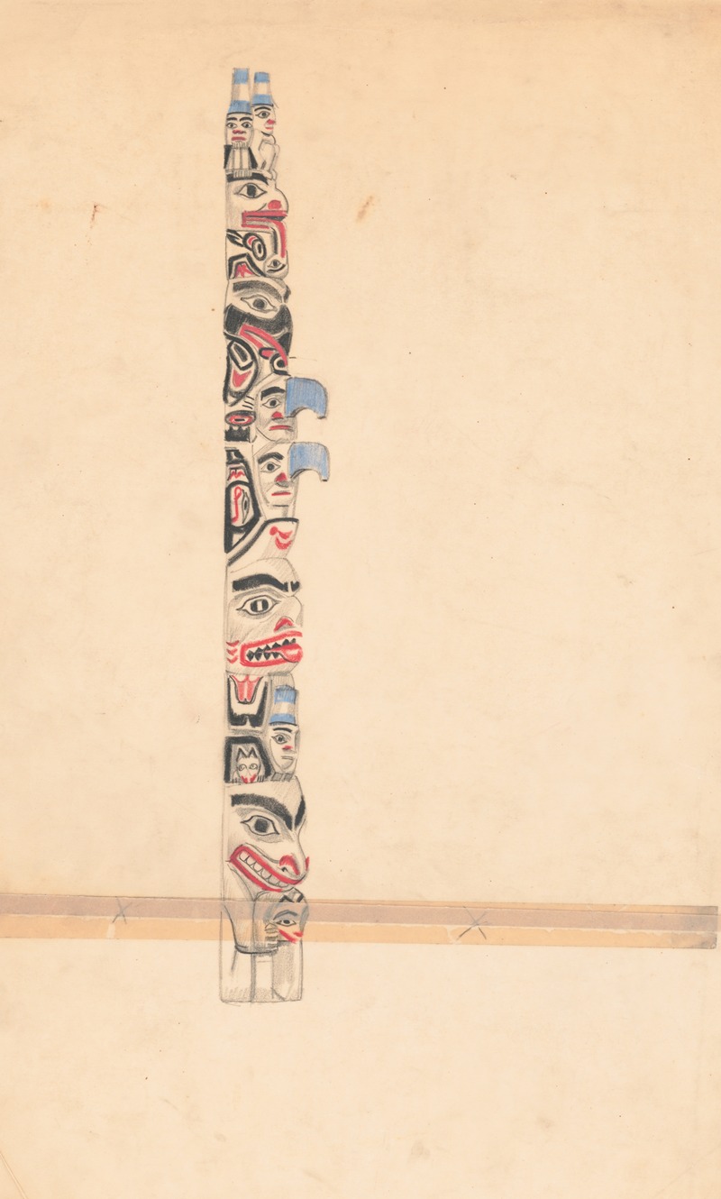 Winold Reiss - Design for totem pole