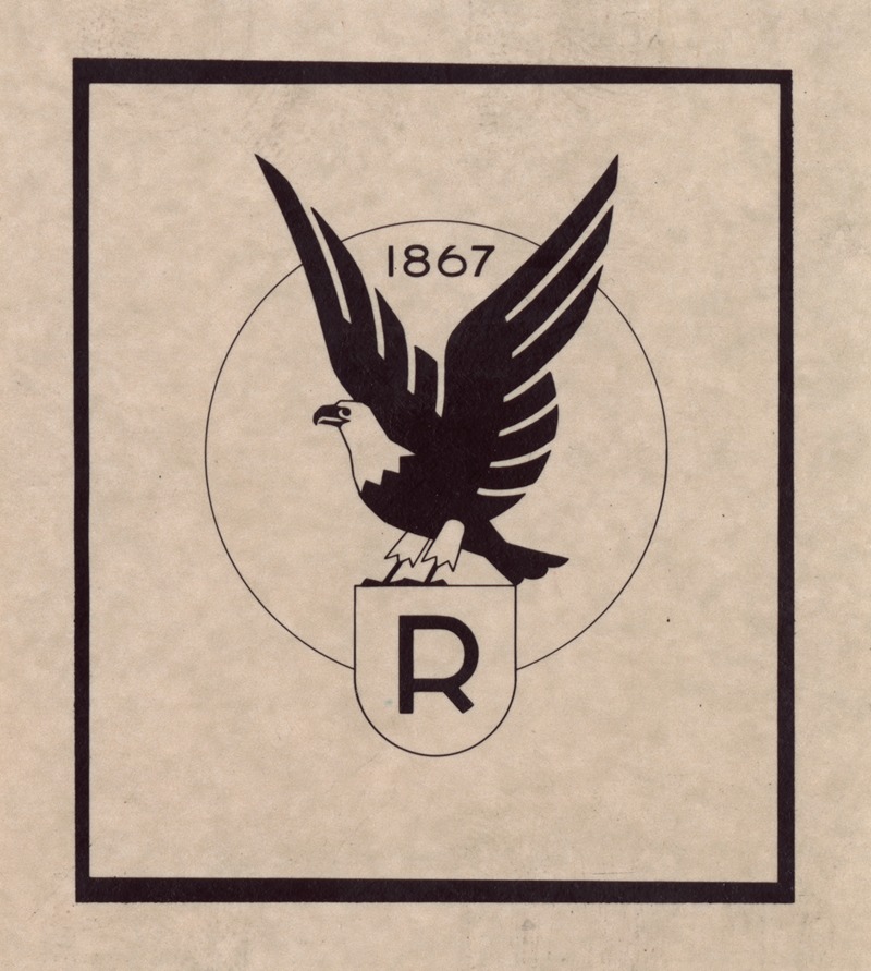 Winold Reiss - Logo for Ruppert Beer with eagle