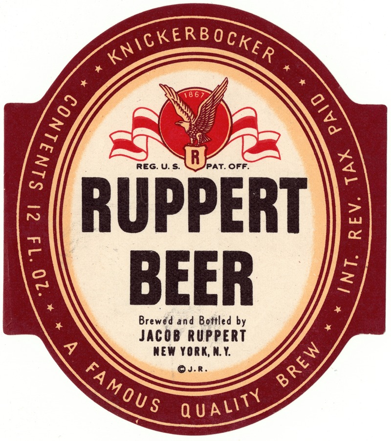 Winold Reiss - Ruppert Beer Label