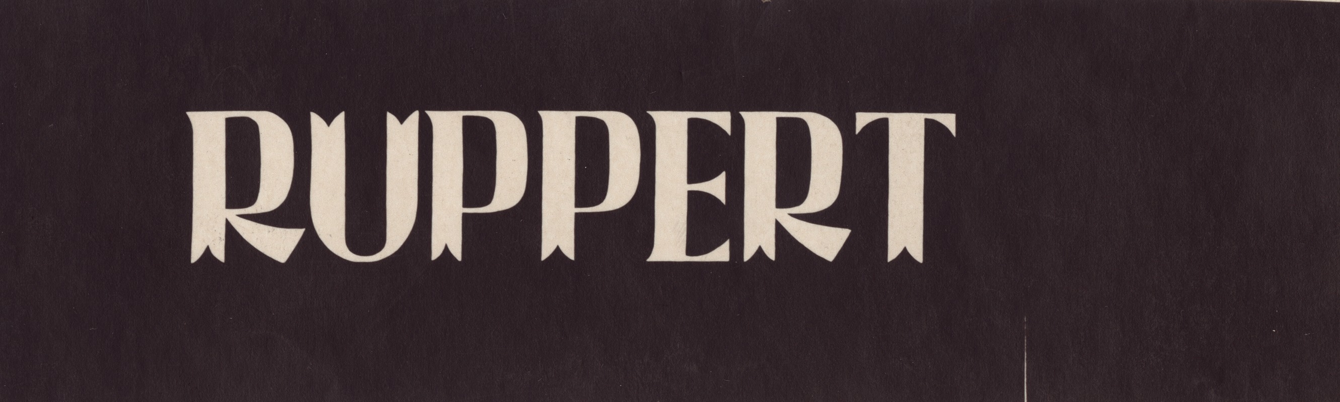 Winold Reiss - Stylized logo for Ruppert Beer