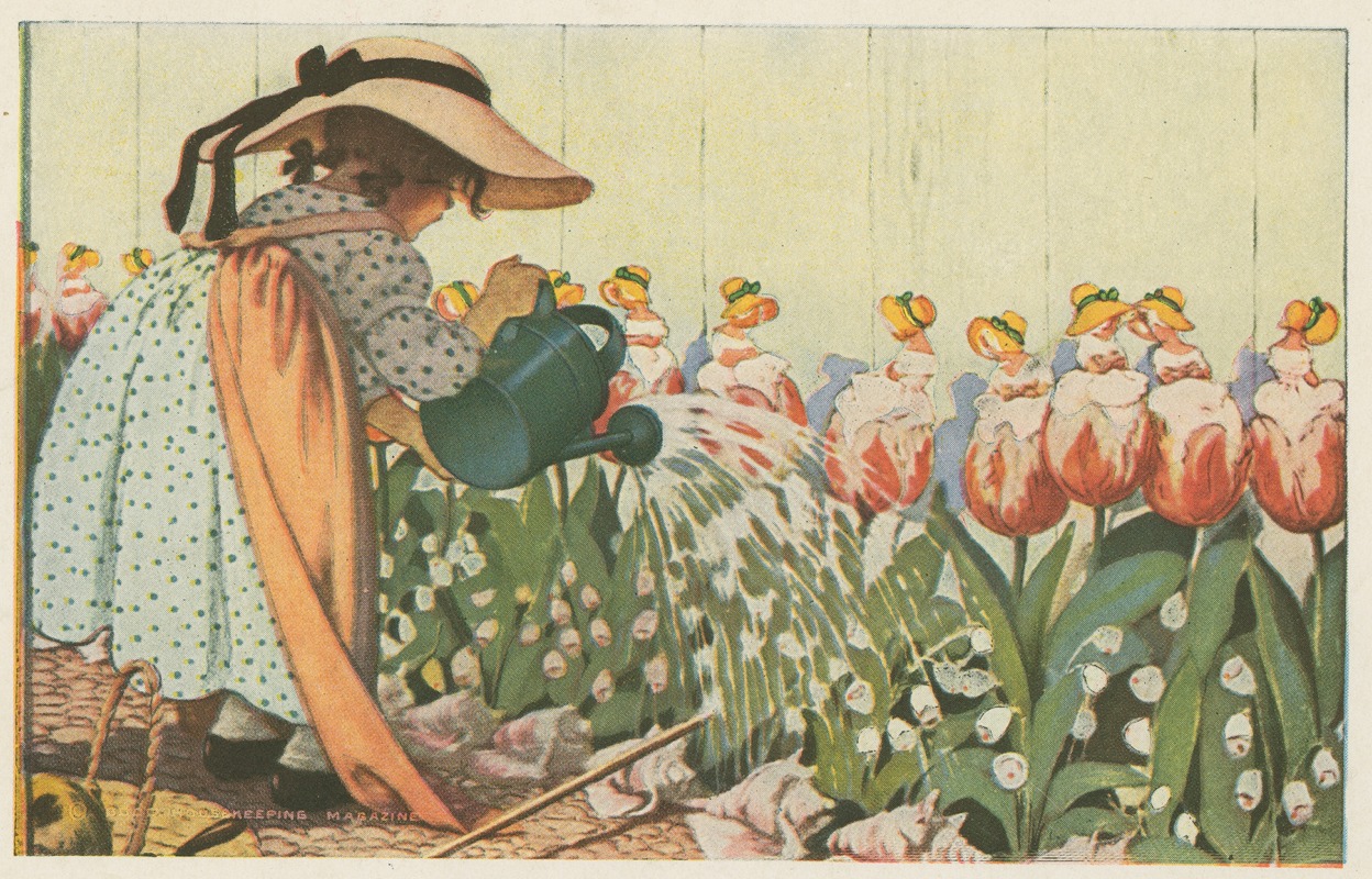 Jessie Willcox Smith - Mary, Mary, quite contrary, how does your garden grow